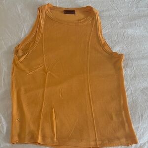Missoni Bright Orange Sleeveless Knit Tank
